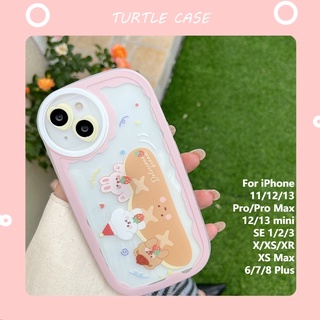 [พร้อมส่ง] เคสป้องกันโทรศัพท์มือถือ ลายการ์ตูน Tik Tok สําหรับ Apple iPhone 14 13 12 11 PROMAX XS XR XSMAX SE2020 6 7 8PLUS MINI