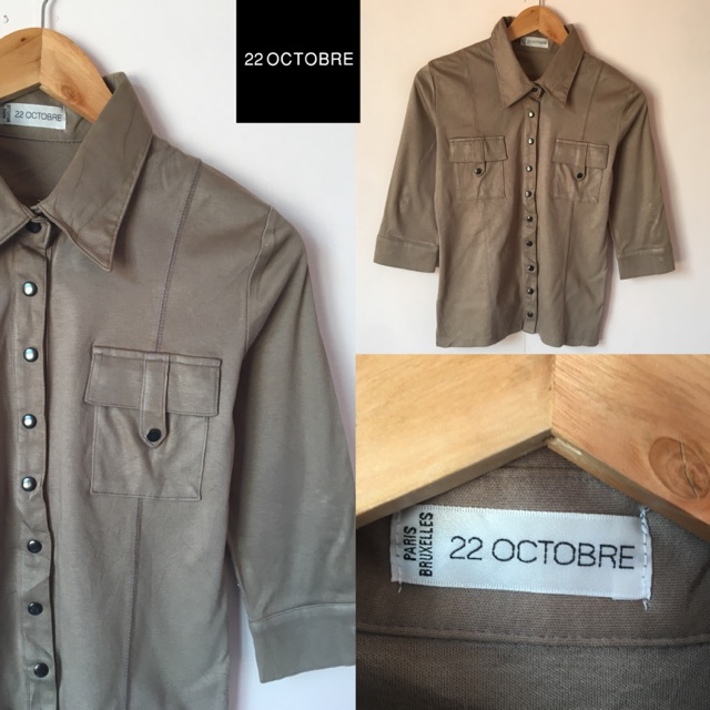 22octoberแขนสามส่วนคอปก