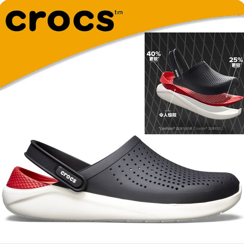 ส่งจากกรุงเทพ Crocs LiteRide Sandals รองเท้าแตะรัดส้น สไตล์ แท้ หิ้วนอก ถูกกว่าshop