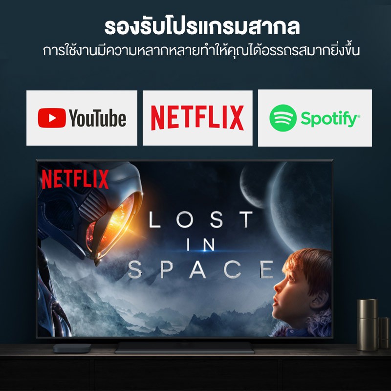 พร้อมส่ง [เหลือ 1826 code BBDORA9I] Xiaomi Mi Box S 4K กล่องแอนดรอยด์ทีวี Android TV รองรับภาษาไทย รองรับ Disney+hotstar