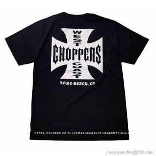 ผ้าฝ้าย 100% เสื้อ westcoast choppers เสื้อยืด WESTCOAST CHOPPERS oversize S-3XL