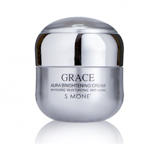 GRACE AURA BRIGHTENING CREAM / ครีมบำรุงผิวหน้าสูตรเข้มข้น เนื้อบางเบา ซึมซาบเข้าสู่ผิวรวดเร็ว