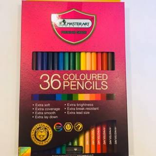 MasterArt สีไม้ 36 สี พร้อมกบ