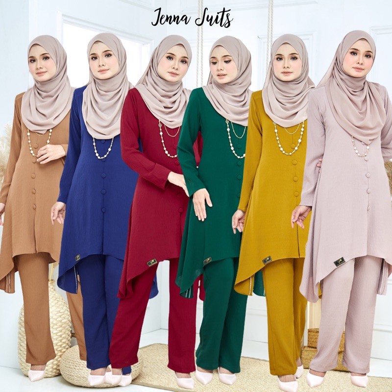 🌹JENNA SUITS TANPA GOSOK