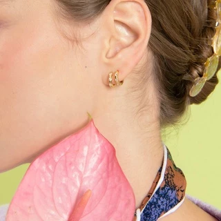 YVIS Joy Gem Hoop Earring