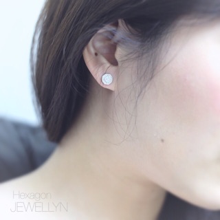 JEWELLYN Hexagon Earrings ต่างหูหกเหลี่ยม