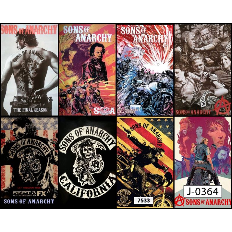 Sons of Anarchy โปสเตอร์ติดผนัง ซีรีส์Sons of Anarchy