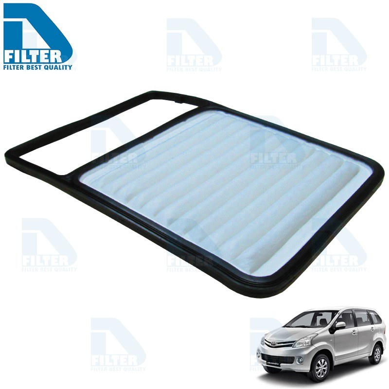 กรองอากาศ Toyota โตโยต้า Avanza อแวนซ่า (เครื่อง 1.5) By D Filter (ไส้กรองอากาศ) (DA270)