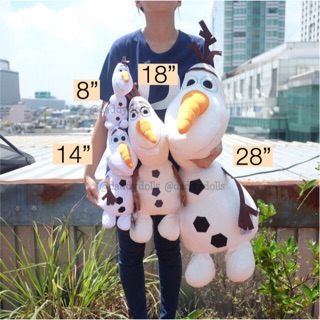 ตุ๊กตา Olaf โอลาฟ Frozen 8/14/18นิ้ว