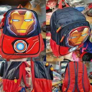 กระเป๋าเป้ IRON MANสำหรับเด็ก ลายลิขสิทธิ์สีน้ำเงินแดงสุดเท่ห์