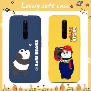 เคสมือถือ OPPO A31 A92 A12 A37 A91 A9 A5 2020 Reno 2F 3 4 Pro F11 Pro Realme C3 5 5S 6 X2 Pro C1 6i 5i A3S F7 F9 F1S R17 Pro A7 2018 A57 A59 A59S A39 A72 A12E A5S A52 A8 A83 F15 Reno ACE 2Z Case เราเปลือยหมี Lovely Design Soft Cover