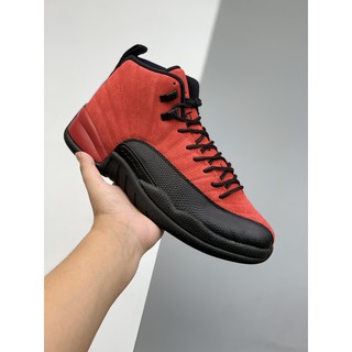 6qri Air Jordan 12 "Reverse Flu Game" Reverse Flu Game Shoes Top Leather Original Box