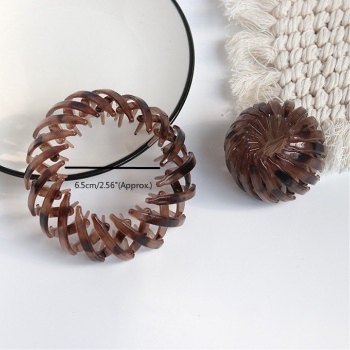 เคเอฟ162 เกาหลียอดนิยมรังรูปร่างคงที่ลูกชิ้นหัวกรงเล็บคลิปจับอุปกรณ์ผม - รูปที่ 2