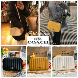 กระเป่าสะพายข้าง มีสายยาว (C1569) COACH Jes Crossbody With Linear Quilting (ready)