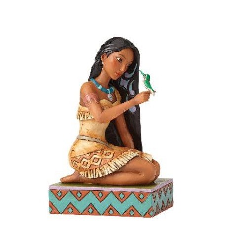 Disney Traditions by Jim Shore Pocahontas with Flit Stone Resin Figurine