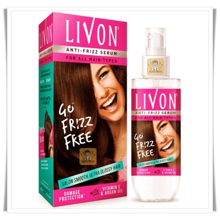 เซรั่มบำรุงผม Livon (50 มล) เหมาะกับผมทุกแบบ -- Livon Anti-Frizz Serum (50 ml) For all hair types