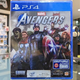 (ภาษาอังกฤษ) มือ1 PS4 Marvels Avengers แผ่นPS4 เกมPS4 (เล่นกับ PS5 ได้ Marvel Avenger ,Captain America ,Hulk ,Iron Man)