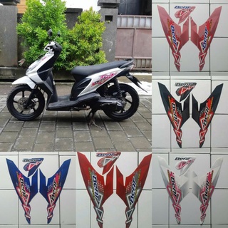 สติกเกอร์ติดตกแต่งเสา bawan deler สําหรับ honda beat 2010