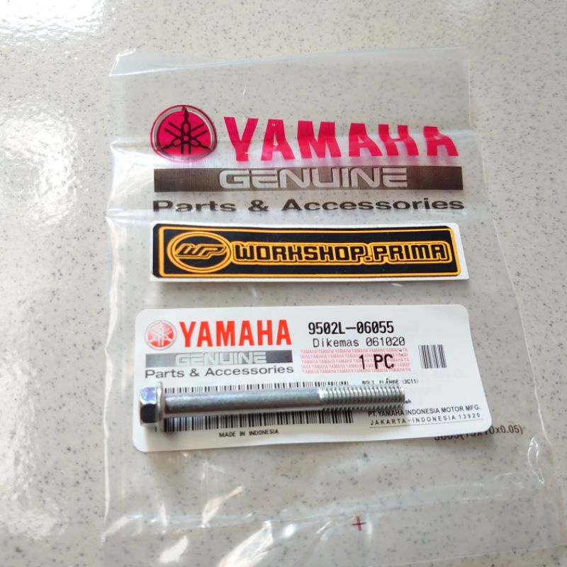 MESIN 10 KEY BOLT 8 M6X55 ENGINE BLOCK BOLT M6X55MM LENGTH 5.5 CM MATIC BEBEK SPORT