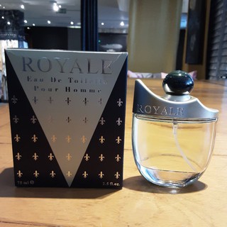 น้ำหอมชาย Royal 75 ml.น้ำหอมชาย Rayal แนวกลิ่น สุขุม มาดเข้ม เท่ กระจายกลิ่นได้ดี ติดทน 6-8 ชม.