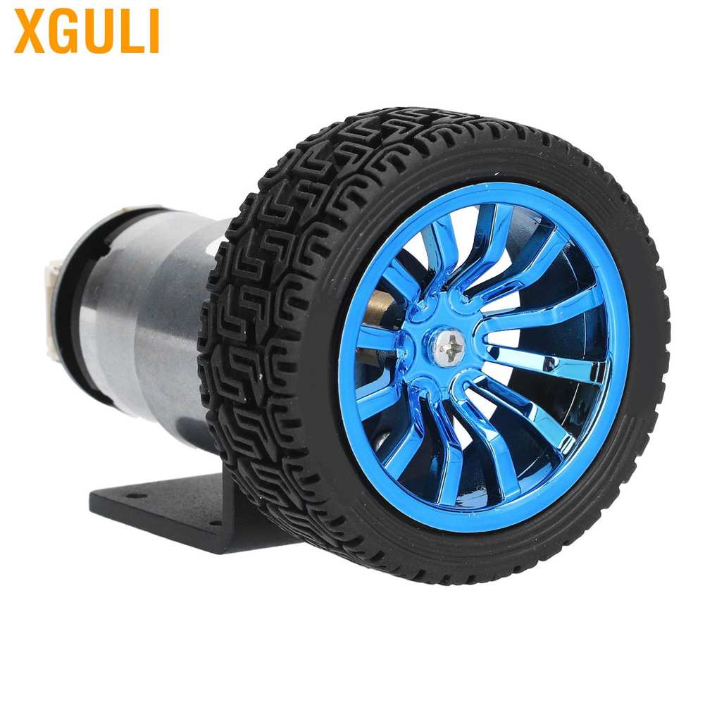 Xguli เครื่องเข้ารหัส Cw Ccw Shaft Dc เกียร์มอเตอร์พร้อมล้อยึดในรถยนต์ Dc12V