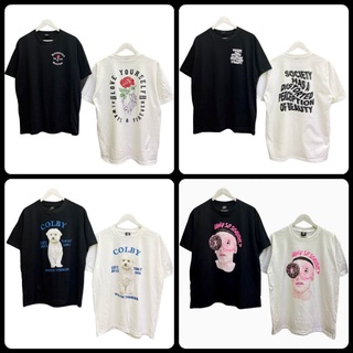 เสื้อยืด Over Size สกีนลาย