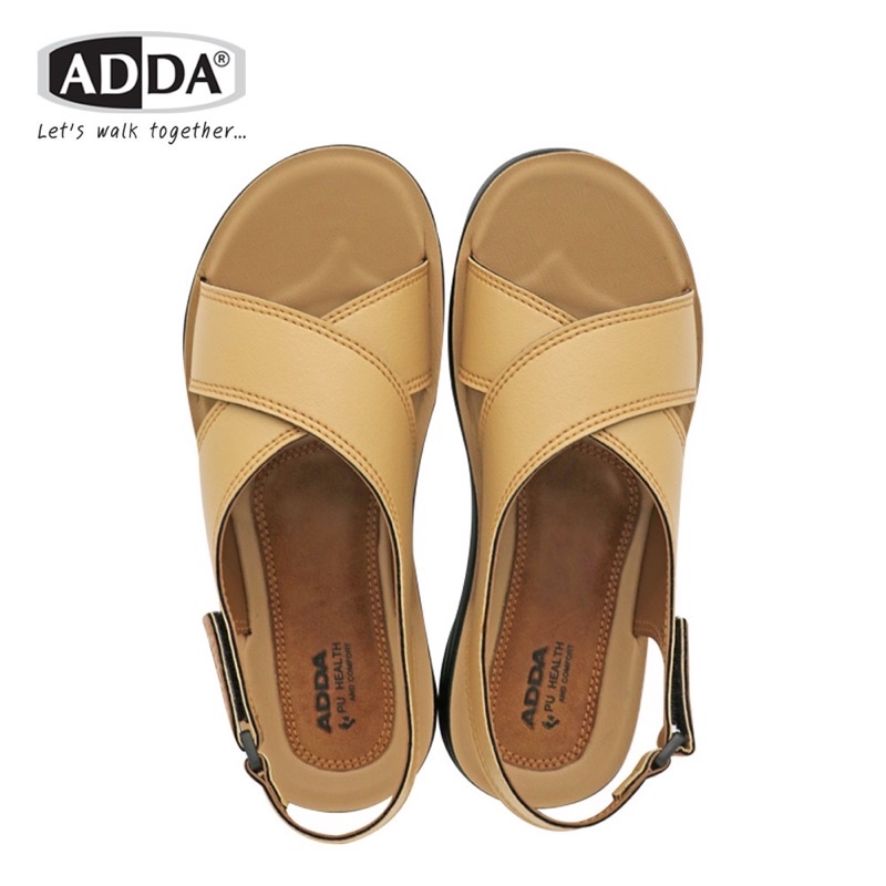 รองเท้า PU รัดส้น Adda 72602