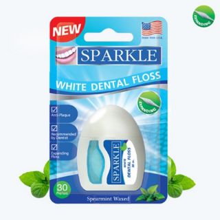 ไหมขัดฟันสปาร์คเคิล  Sparkle White Dental Floss 30 เมตร