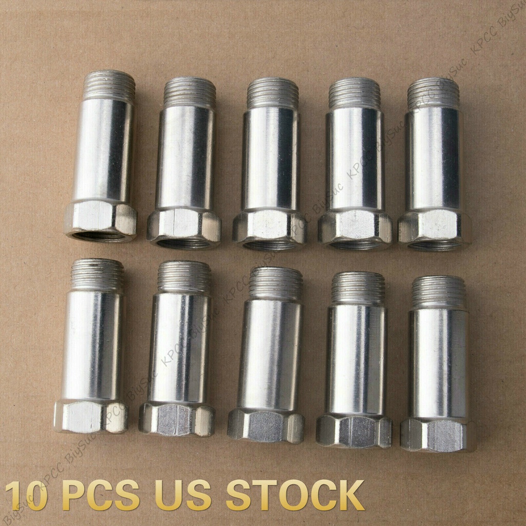 10pcs O2 Oxygen Sensor Extender Adapter Extension Spacer Hho O2 Bung 55mm Cel Fix Shopee Thailand 8563