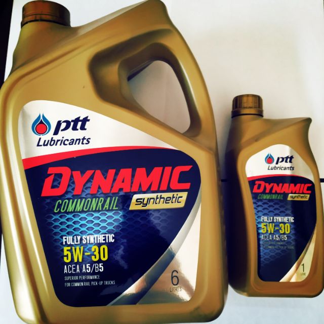 ptt ปตท. สังเคราะห์ แท้ ดีเซล DYNAMIC SYNTHETIC 5W30 สังเคราะห์100% Fully Synthetic เครื่องดีเซลล์ ใ