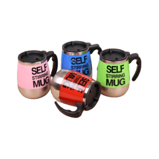 แก้วปั่นอัตโนมัติ แก้วชงเครื่องดื่ม Auto Stirring Mug สแตนเลส304 แก้วปั่นพกพา แก้วปั่นเวย์ แก้วปั่นกาแฟ แก้วปั่นแบบพกพา