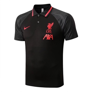 C901# เสื้อโปโลแขนสั้น ลายทีมชาติฟุตบอล Liverpool คุณภาพสูง ไซซ์ S - XXL 2223