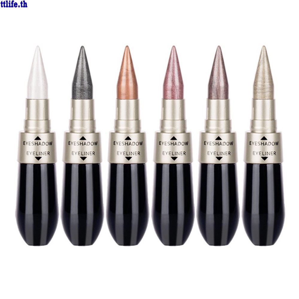 【ANDES】HengFang Double-end Eyes Cosmetics Glitter Eye Shadow Pencils Waterproof Pigments Eyeliner Eyehadow Pen Beauty Tools