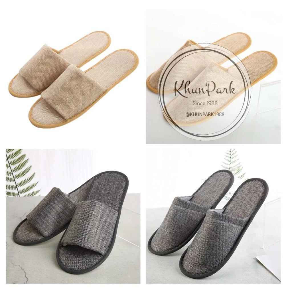 รองเท้าใส่เดินในบ้าน ในโรงแรม 🏠สำหรับใช้แล้วทิ้ง👞แบบเปิดเท้า/หุ้มเท้า kp99