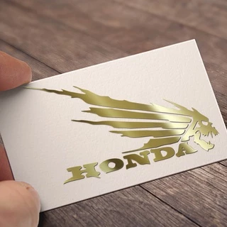 ฮอนด้า สติ๊กเกอร์โลหะ Honda สำหรับหมวกกันน็อคมอเตอร์ไซค์ โลโก้โลหะ