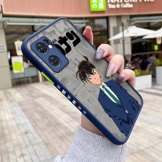 เคสแข็ง แบบใส ลายการ์ตูนโคนันน่ารัก กันกระแทก สําหรับ OPPO Reno 7 Pro 5G Reno 7 se Find X5 Lite Reno7 F21 Pro