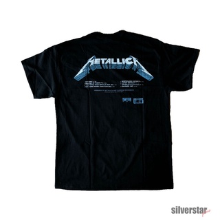 เสื้อวงลิขสิทธิ์แท้ Metallica - Master of Puppets Tracks | ร้าน Silverstarplus