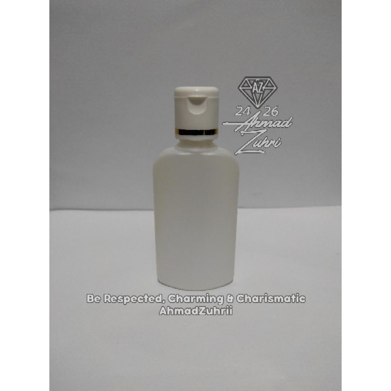 Putih Dks 60ml ขวดธรรมชาติ White Cap List Gold - ขวด 60ml - ขวดพลาสติก 60ml - ขวดสบู่เหลว