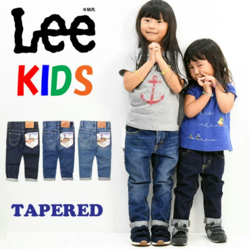 Lee RIDERS KIDS BASIC TAPERED กางเกงยีนส์ unisex สําหรับเด็กชายและเด็กหญิง - LEE LK6231