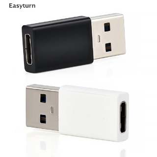 Easyturn อะแดปเตอร์การ์ด Type-A USB-C USB 3.1 Type C ตัวเมีย เป็น USB 3.0 ตัวผู้ สีดํา สีขาว