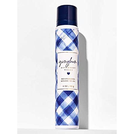 ของแท้/พร้อมส่ง Bath & Body Works Moisturizing Mousse To Oil โลชั่นทาผิวเนื้อมูส กลิ่น GINGHAM 113g.