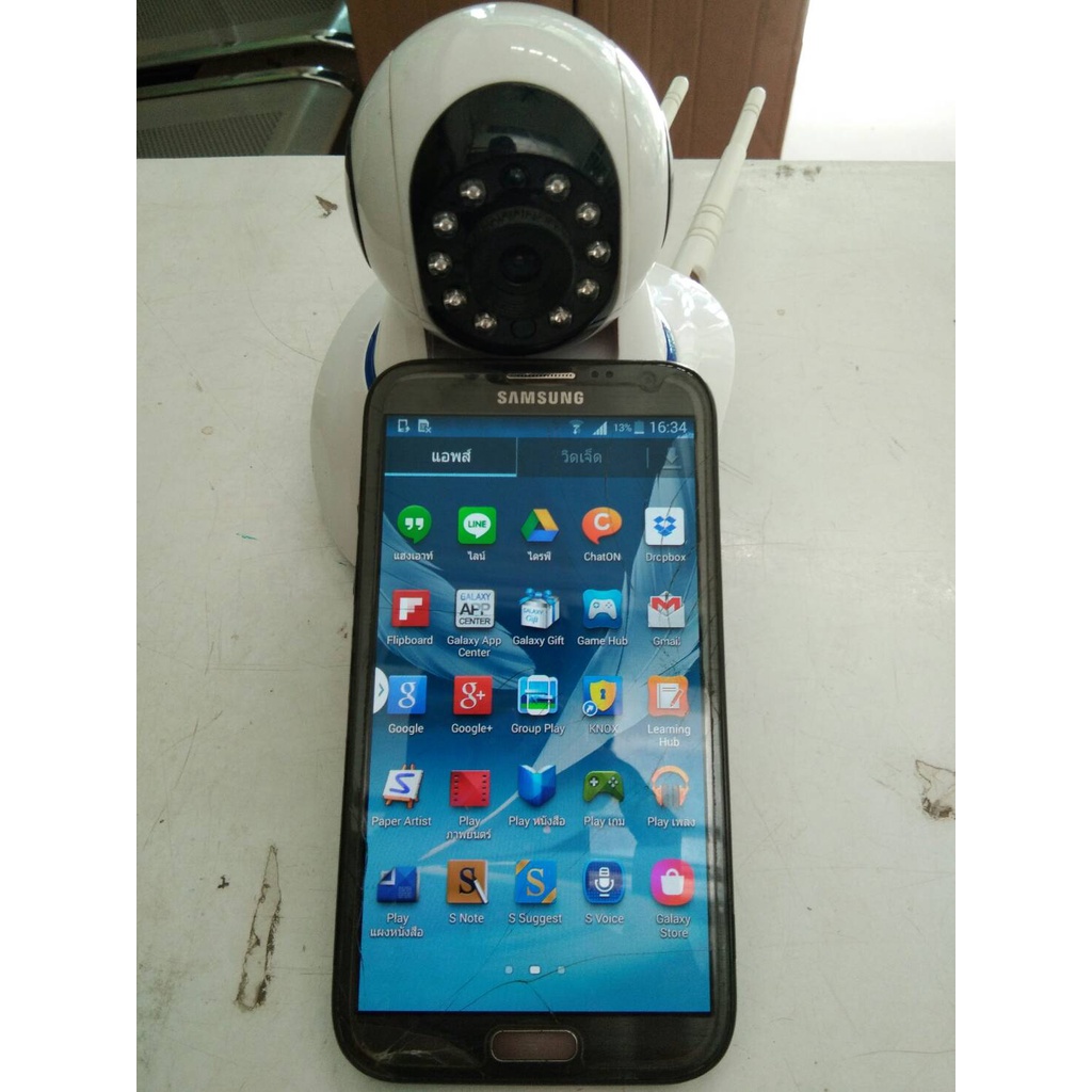 โทรศัพท์มือสอง Samsung Galaxy Note 2 N7100+กล้อง IP