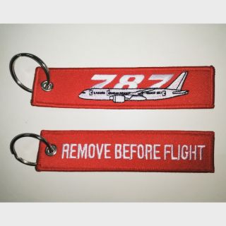 พวงกุญแจ REMOVE BEFORE FLIGHT Boeing B787 Dreamliner