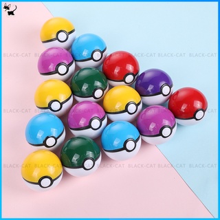 โมเดลฟิกเกอร์ โปเกม่อนบอล Pikachu Mini ball พร้อมสติกเกอร์ สําหรับตกแต่ง