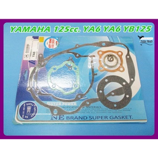 YAMAHA 125cc. YA6 YA 6 YB125 COMPLETE ENGINE GASKET SET ISO 9001 // ปะเก็นเครื่อง ชุดใหญ่ ไม่มีแร่ใยหิน สินค้าคุณภาพดี