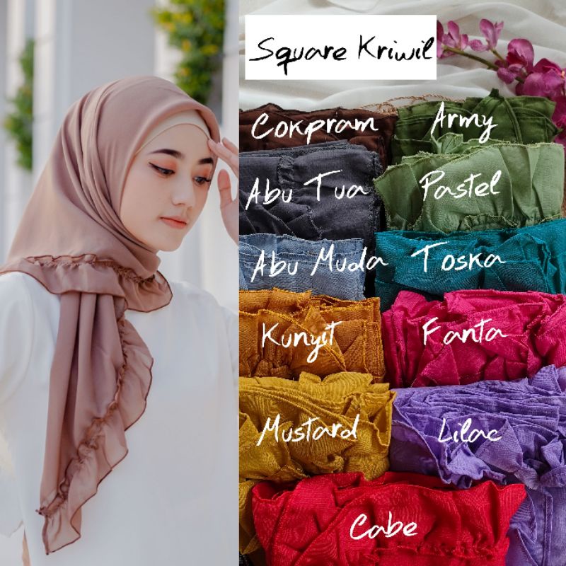 SQUARE WITH CRIWIL Ruffles