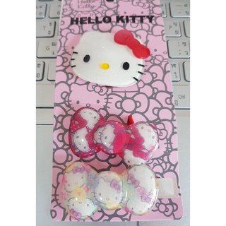 ยางมัดผม ที่รัดผม กิ้บติดผม Hello Kitty ( 1 ห่อมี 3 ชิ้น)