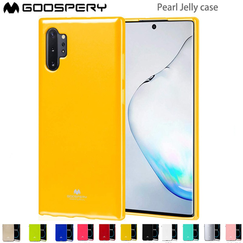 Samsung Galaxy Note 20 10 9 8 รุ่น Mercury Goospery Colorful Pearl Jelly TPU Case