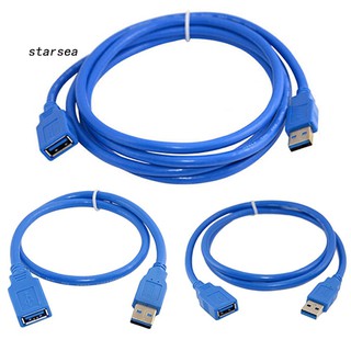 Stse_ สายเคเบิลต่อขยาย Usb 3.0 A ตัวผู้ เป็นตัวเมีย 0.5 1 1.8 ม.