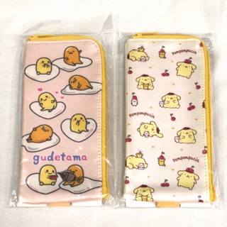 กระเป๋าใส่ดินสอรัดกับสมุด ~ Sanrio (Gudetama และ Pom Pom Purin)